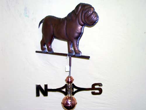 Bulldog Weathervane -- Order# HM 103 -- $395 -- Size: 23"Lx16"H