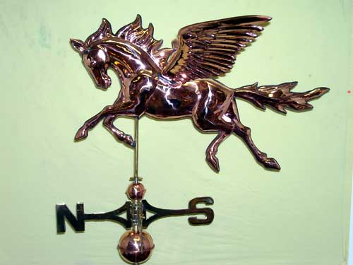 Pegasus Weathervane -- Order# WV320P -- $485 -- Size: 30"Lx19"Hx26"W