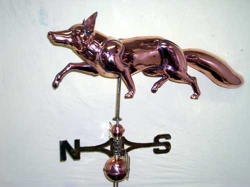 Fox Full Body Weathervane -- Order# WV326 -- $445 -- 30"L x 15"H x 20"W