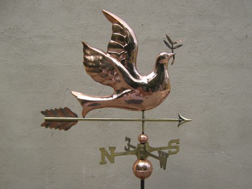 Peace Dove Weathervane -- Order# WV334p -- $345 -- Size: 34"Lx24"H