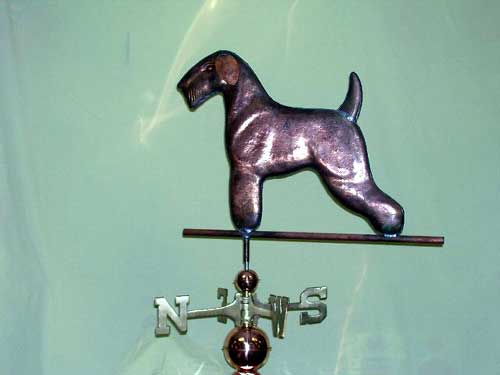 Terrier Dog Weathervane -- Order# CT314 -- $395 -- Size: 23"L x 18"H