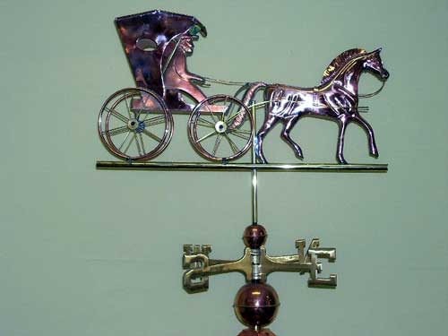 Country Doctor Weathervane -- Order# CT548p -- $345 Size: 26.5"Hx14"Lx5"W