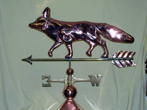 Fox Weathervane -- Order# GD655p -- $325 -- Size: 31"Lx19"H