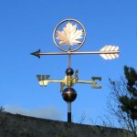 Maple Leaf Weathervane -- Order# WF389 -- $425 -- Size: 24"L X 13"H