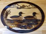 Loons Metal Wall Art -- $70 -- Size: 20"L x 15"H