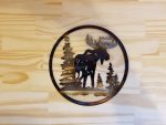 Small Moose Circle -- $20 -- Size: 8.5"