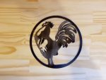 Small Rooster Circle -- $20 -- SIze: 8.5"