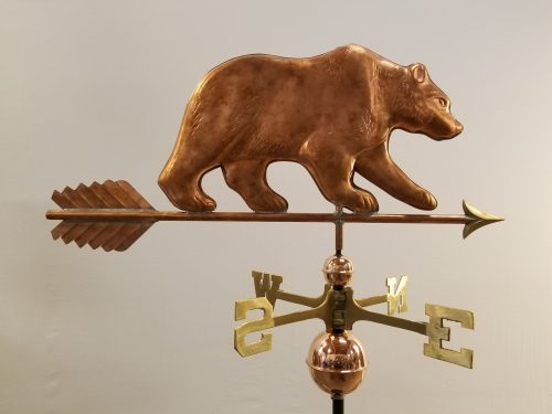 Bear Weathervane -- Order# WF104 -- $465 -- Size: 31"Lx12"H