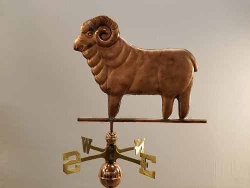 Ram Weathervane -- Order# WF164 -- $345 -- Size: 21"Lx17"H