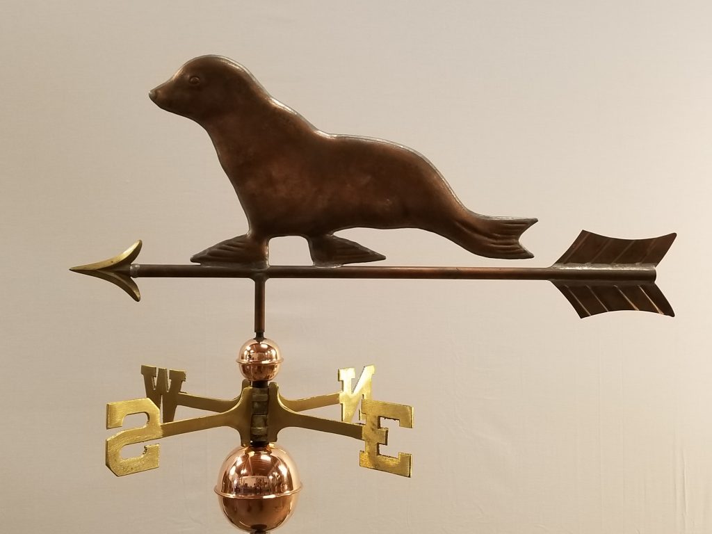 Seal Weathervane -- Order# CT214 -- $325 -- Size: 29"Lx14"H