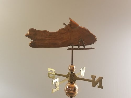 Snowmobile Weathervane -- Order# WF274 -- $325 -- Size: 21"Lx13"H