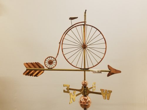 Bicycle Weathervane -- Order# CT201 -- $325 -- Size: 32"Lx23"h