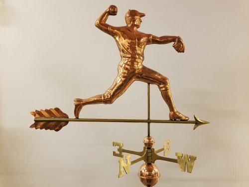 Pitcher Weathervane -- Order# W272p -- $395 -- Size: 34"Lx25"H