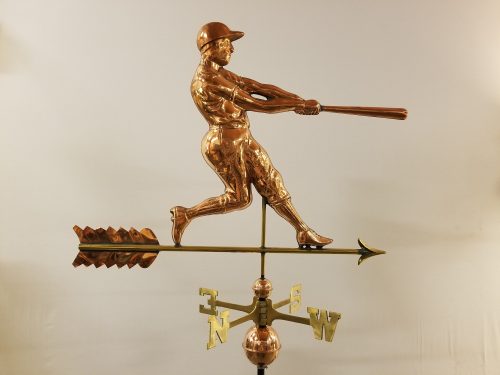 Batter Weathervane -- Order# W271p -- $385 -- Size: 38"Lx28"H