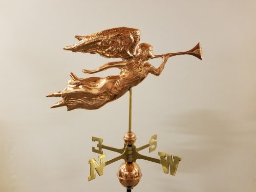 Angel Weathervane -- Order# GD630p -- $295 -- Size: 27"Lx13"H