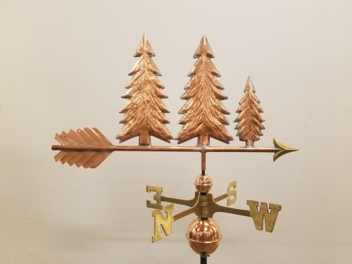 Pine Trees Weathervane -- Order# WF301 -- $345 -- Size: 27"L x 15"H