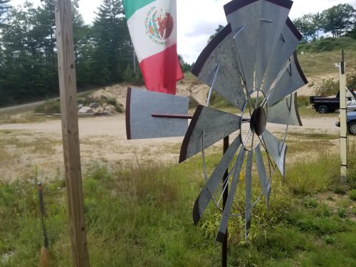 32" Galvanized Windmill -- $100 -- Side View