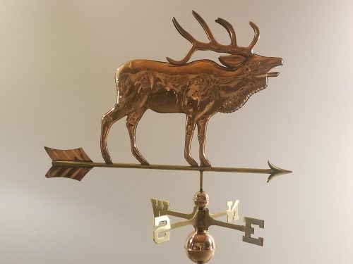 Elk Weathervane -- Order# WV325P -- $345 -- Size: 27"L x 23"H