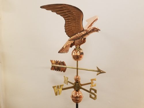 Eagle Weathervane -- Order# GD955 -- $375 -- Size: 23"L x 20"H x 23"WS