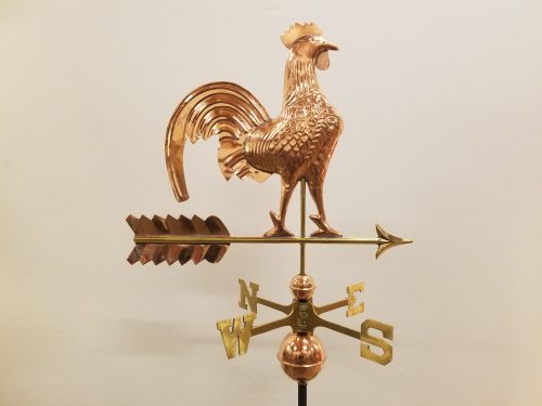 Rooster Weathervane -- Order# GD501p -- $295 -- Size: 25"Lx19"H
