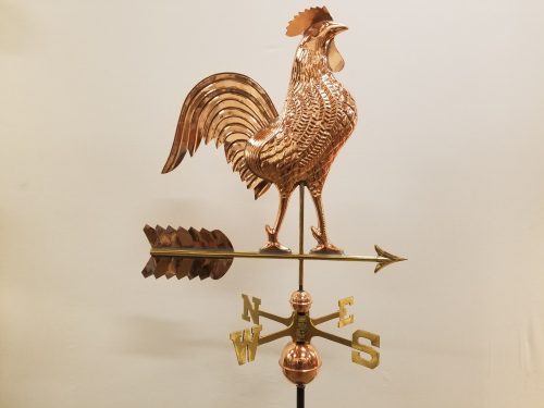 Rooster Weathervane -- Order# GD515 -- $345 -- Size: 27"L x 28"H