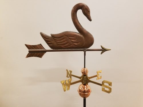 Swan Weathervane -- Order# HM 106 -- $325 -- Size: 22"Lx18"H