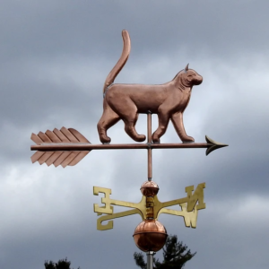 Cat Copper Weathervane 114