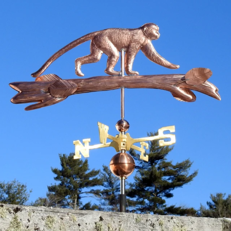 Copper Monkey Weathervane