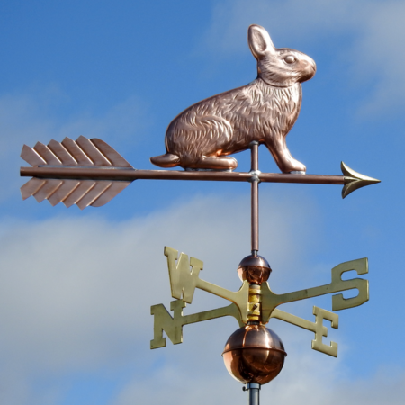Rabbit Copper Weathervane