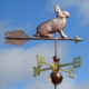 Rabbit Copper Weathervane