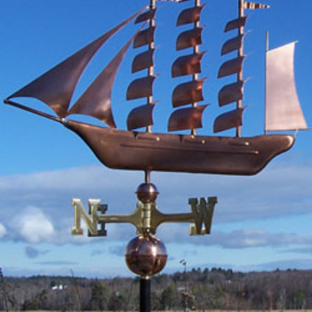 Tall Ship Weathervane150