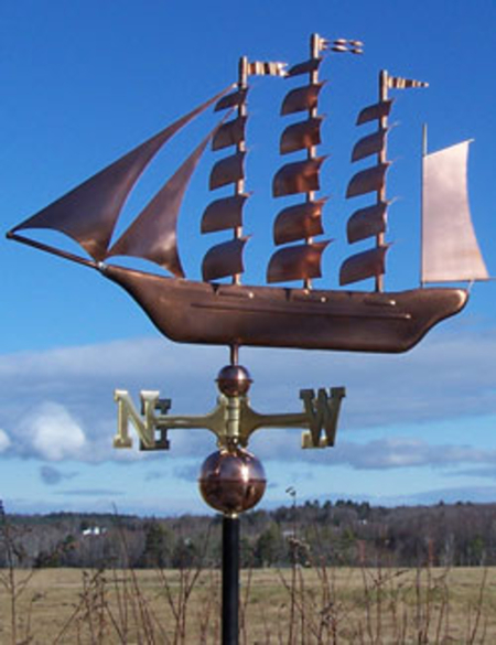 Tall Ship Weathervane150