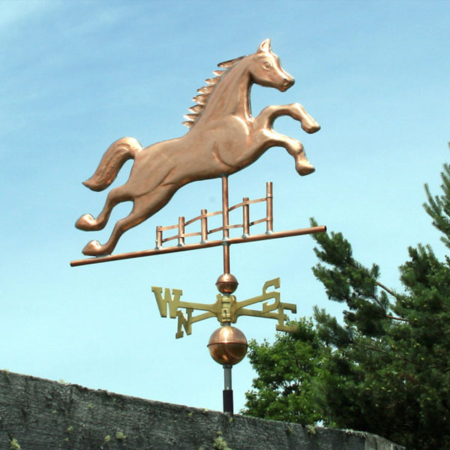 Horse Jumping Fence Weathervane 218