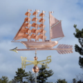 Tall Sailing Ship Copper Weathervane 150