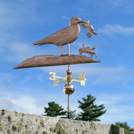 Seagull and Crab Copper Weathervane 147
