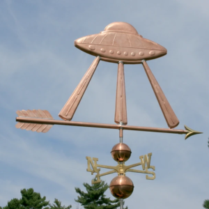 Spaceship Copper Weathervane 159